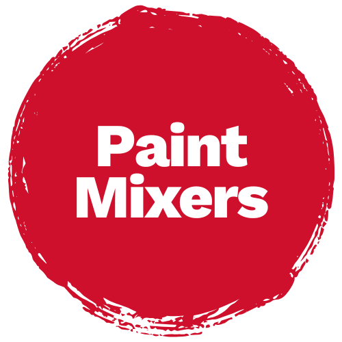 Home 1 a red circle with white text that says pain mixers